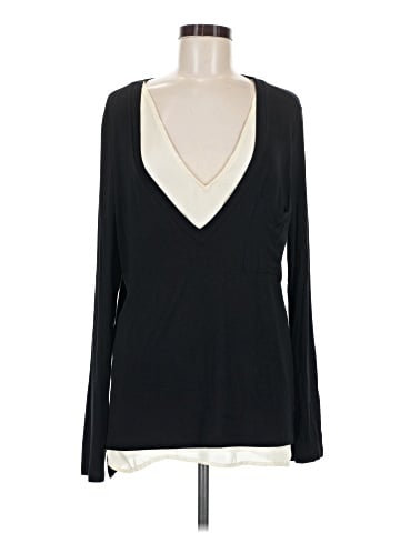 Bordeaux Long Sleeve Top (view 1)
