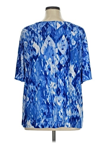 Susan Graver Short Sleeve T-Shirt (view 2)