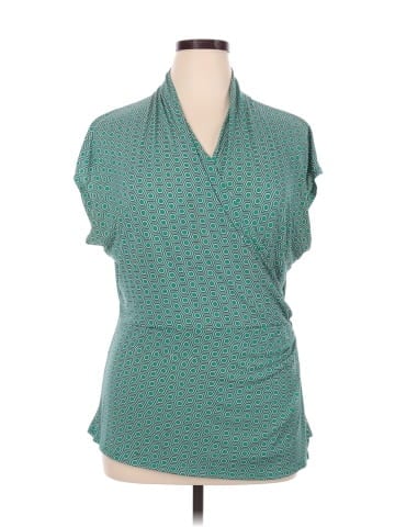 Laundry by Shelli Segal Short Sleeve Blouse (view 1)