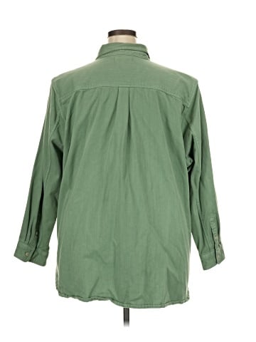 Madewell Plus Garment-Dyed Twill Shirt-Jacket (view 2)
