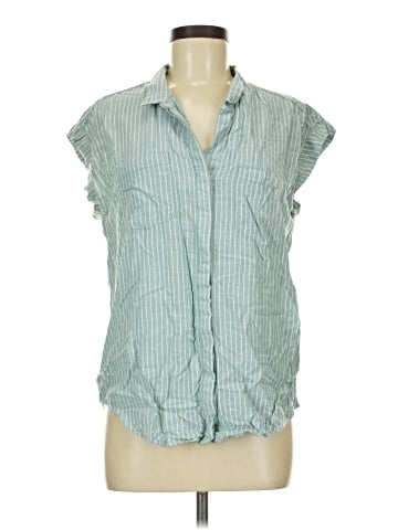 Jachs Girlfriend Sleeveless Button-Down Shirt (view 1)