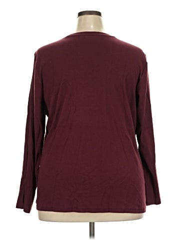Lane Bryant 3/4 Sleeve T-Shirt (view 2)