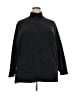 Lands' End 100% Polyester Solid Black Track Jacket Size 3X - photo 1