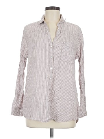 Sigrid Olsen Long Sleeve Button-Down Shirt (view 1)