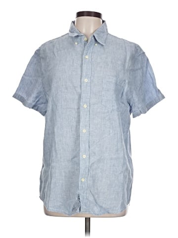 J.Crew Factory Store Short Sleeve Button-Down Shirt (view 1)