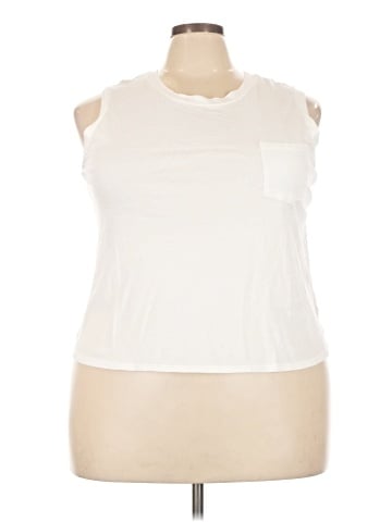 a.n.a. A New Approach Sleeveless T-Shirt (view 1)