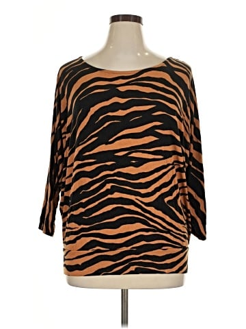 JM Collection 3/4 Sleeve T-Shirt (view 1)