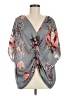 Umgee 100% Polyester Gray Kimono Size M - photo 1