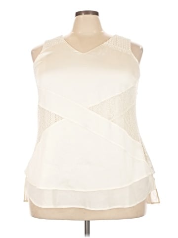 H By Halston Sleeveless Blouse (view 1)