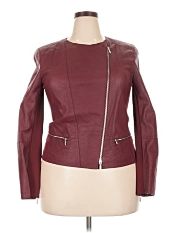 Lafayette 148 New York Leather Jacket (view 1)