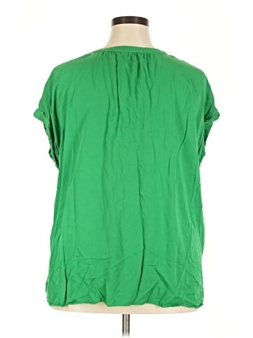 Rose + Olive Short Sleeve Blouse (view 2)