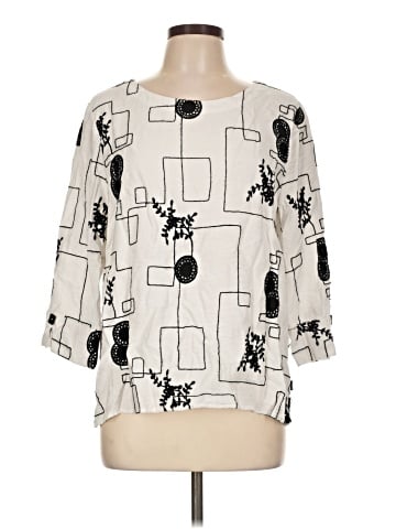 Alfred Dunner 3/4 Sleeve Blouse (view 1)