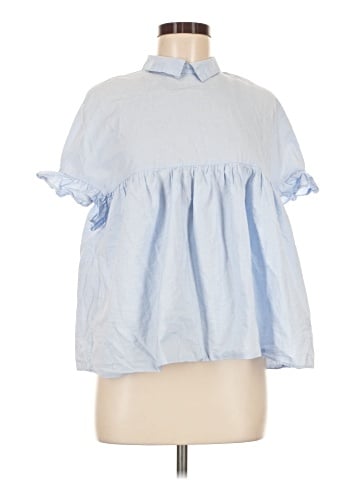 Trafaluc by Zara Short Sleeve Blouse (view 1)