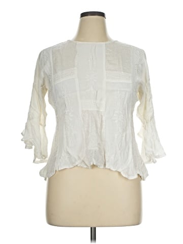 Jessica Taylor 3/4 Sleeve Blouse (view 1)