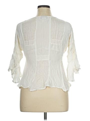 Jessica Taylor 3/4 Sleeve Blouse (view 2)
