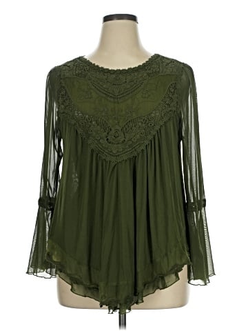 Indigo Thread Co. 3/4 Sleeve Blouse (view 1)