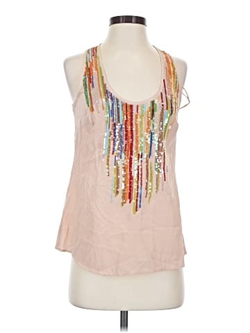 Trina Turk Sleeveless Silk Top (view 1)