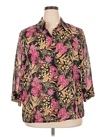 Emma James 3/4 Sleeve Blouse (view 1)