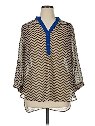 Tacera 3/4 Sleeve Blouse (view 1)