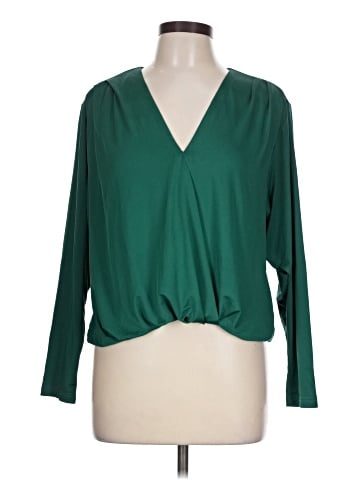Aqua Long Sleeve T-Shirt (view 1)