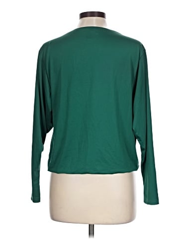 Aqua Long Sleeve T-Shirt (view 2)
