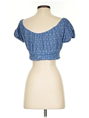 American Eagle Outfitters Short Sleeve Blouse (view 2)