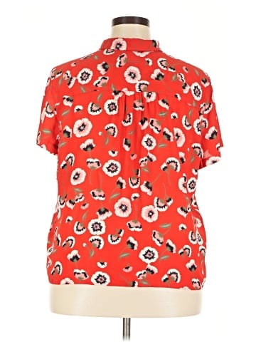 J.Crew Factory Store Short Sleeve Blouse (view 2)