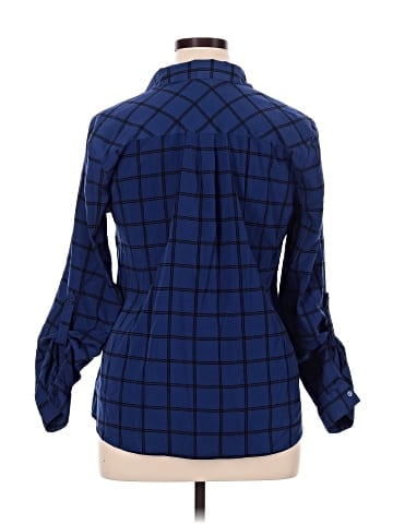 NY Collection Long Sleeve Blouse (view 2)