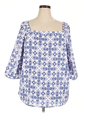 Ann Taylor LOFT 3/4 Sleeve Blouse (view 1)