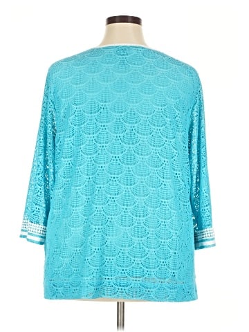 Alfred Dunner 3/4 Sleeve Blouse (view 2)