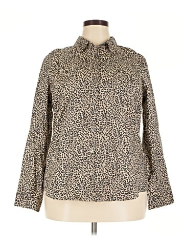 J.Crew Factory Store Long Sleeve Blouse (view 1)