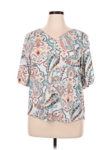 Chico's Short Sleeve Blouse (view 1)