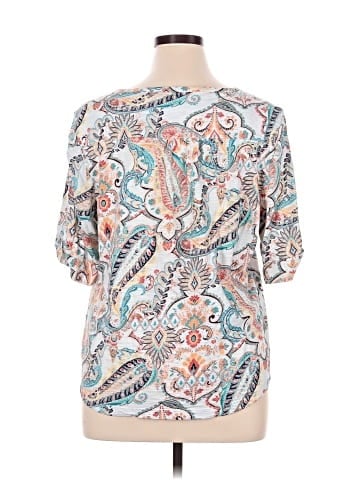 Chico's Short Sleeve Blouse (view 2)