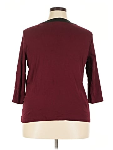 Chaps 3/4 Sleeve Top (view 2)