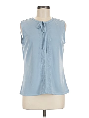 Karl Lagerfeld Paris Sleeveless Blouse (view 1)