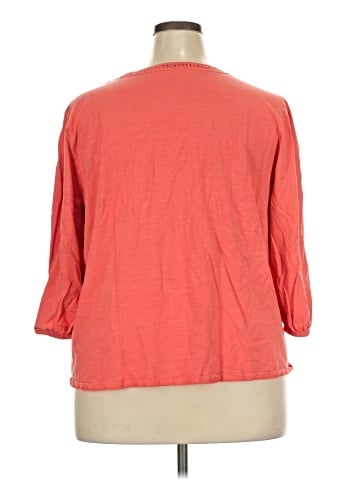 St. John's Bay 3/4 Sleeve Top (view 2)