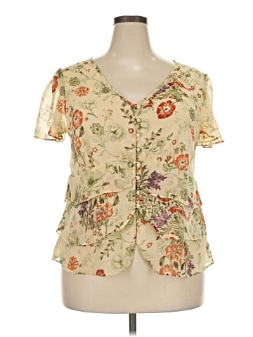 Lane Bryant Short Sleeve Blouse (view 1)