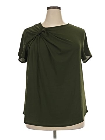 Universal Standard Short Sleeve Blouse (view 1)