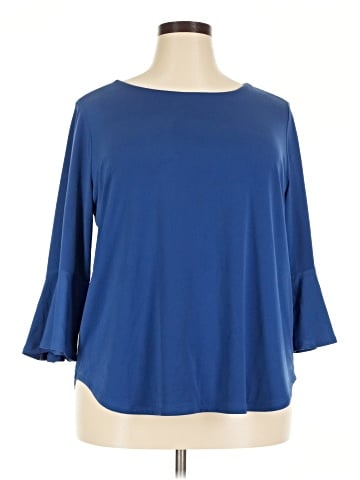 Carmen Carmen Marc Valvo 3/4 Sleeve Top (view 1)