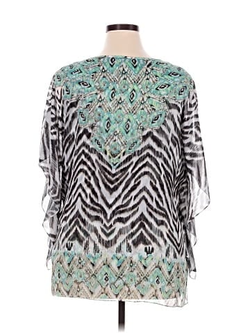 JM Collection 3/4 Sleeve Blouse (view 2)