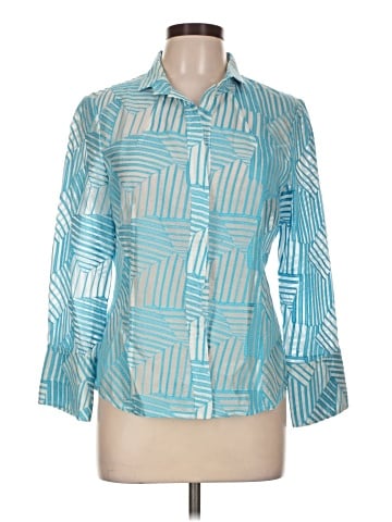 Carlisle 3/4 Sleeve Silk Top (view 1)