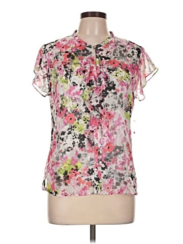 Liz Claiborne Short Sleeve Blouse (view 1)