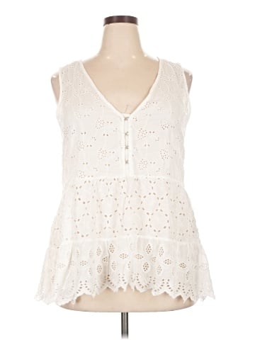 American Eagle Outfitters Sleeveless Blouse (view 1)
