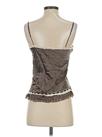 Gold Hawk Sleeveless Silk Top (view 2)