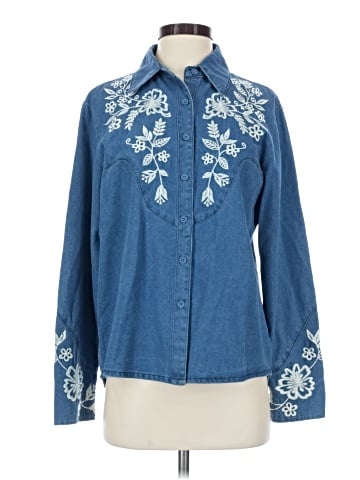 Solitaire Long Sleeve Blouse (view 1)