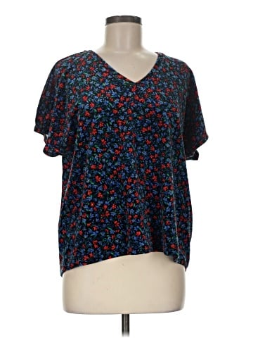 Ann Taylor LOFT Short Sleeve Blouse (view 1)