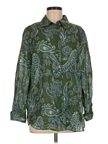 MNG Long Sleeve Button-Down Shirt (view 1)