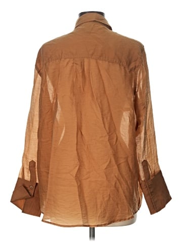 Worthington 3/4 Sleeve Button-Down Shirt (view 2)