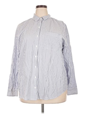 Nine West Long Sleeve Button-Down Shirt (view 1)