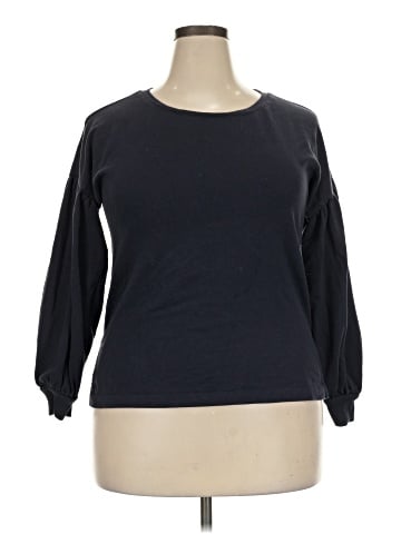a.n.a. A New Approach Long Sleeve Top (view 1)